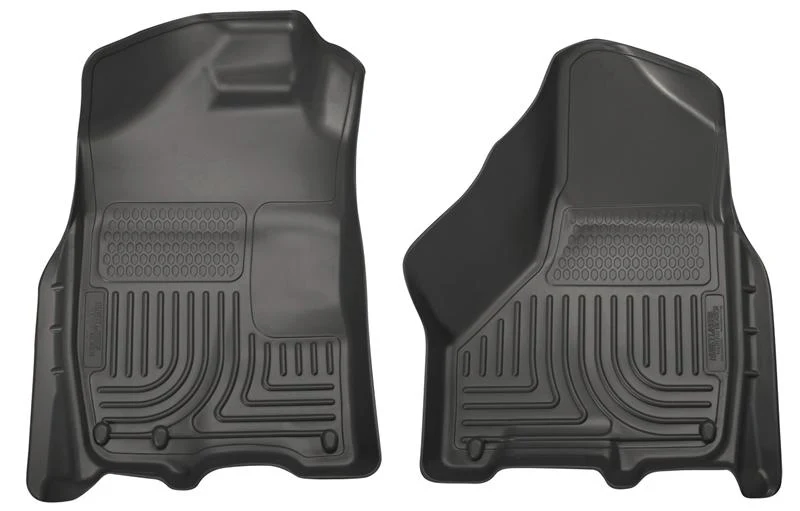 Husky Liners 09-10 Dodge Ram 1500/2500/3500 WeatherBeater Front Row Black Floor Liners - Image 3