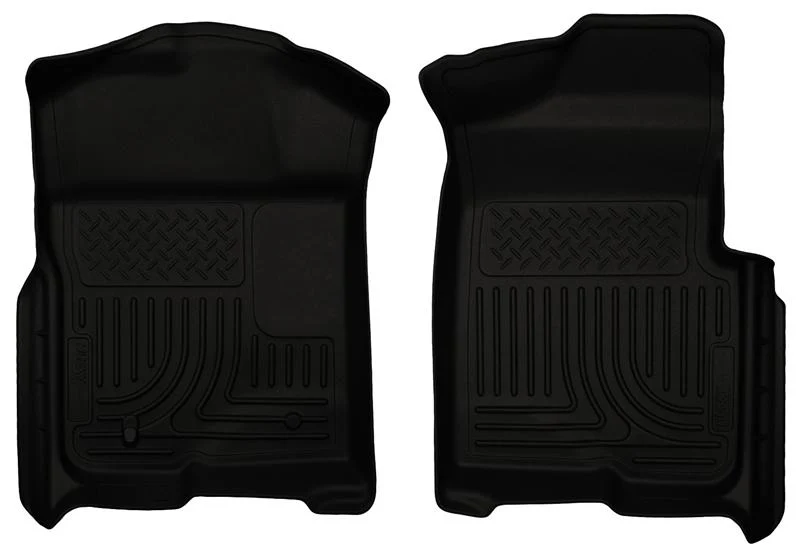 Husky Liners 09-12 Ford F-150 Regular/Super/Super Crew Cab WeatherBeater Black Floor Liners - Image 2