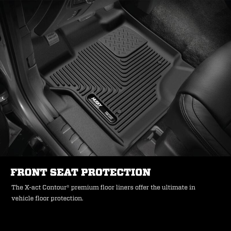 Husky Liners 09-12 Ford F-150 Series Reg/Super/Crew Cab X-Act Contour Black Floor Liners - Image 11