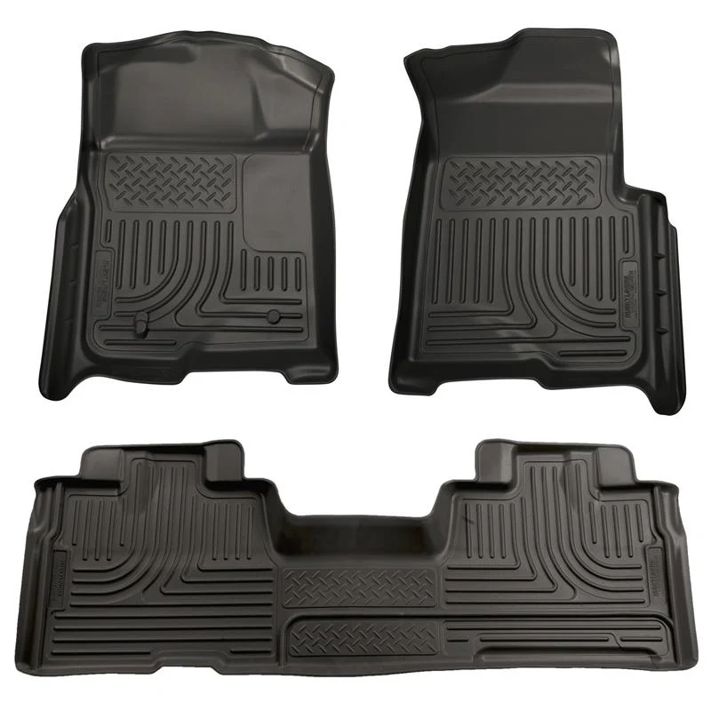 Husky Liners 09-12 Ford F-150 Super Cab WeatherBeater Combo Black Floor Liners - Image 5