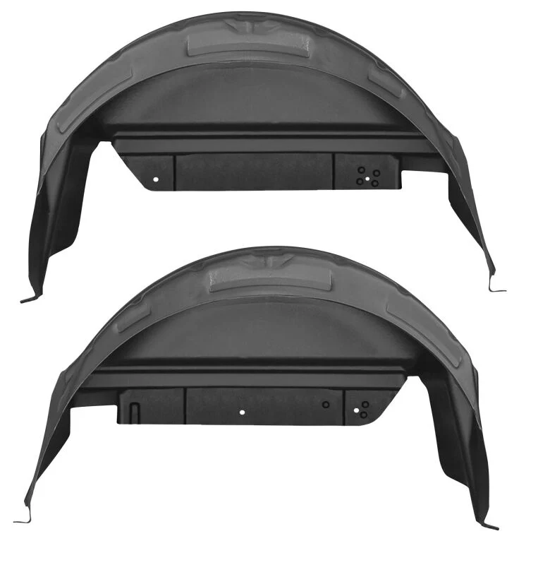 Husky Liners 11-14 Ford F-250/F-350 Super Duty Black Rear Wheel Well Guards - Image 2