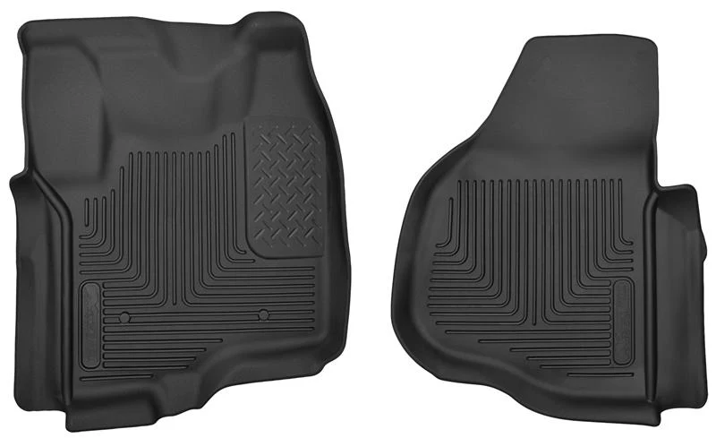 Husky Liners 12-13 F-250/F-350/F-450 Super Duty X-Act Contour Black Front Floor Liners - Image 4