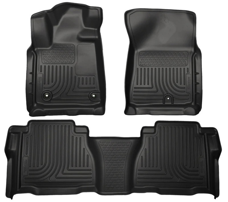 Husky Liners 12-13 Toyota Tundra Weatherbeater Black Front & 2nd Seat Floor Liners - Image 4
