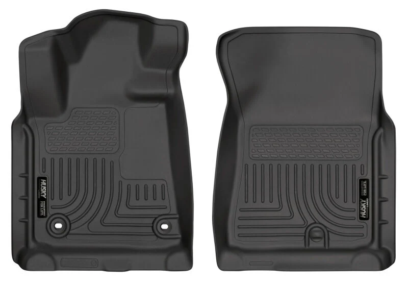 Husky Liners 12-13 Toyota Tundra Weatherbeater Black Front Floor Liners - Image 4