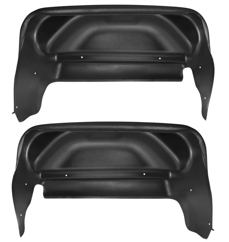 Husky Liners 14-17 GMC Sierra Black Rear Wheel Well Guards - Image 3
