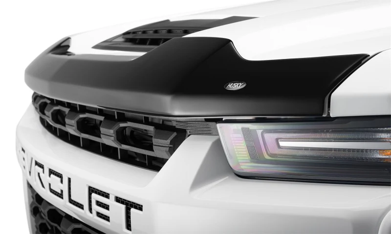 Husky Liners 14-18 GMC Sierra 1500 Aeroskin Hood Protector - Smoke - Image 2