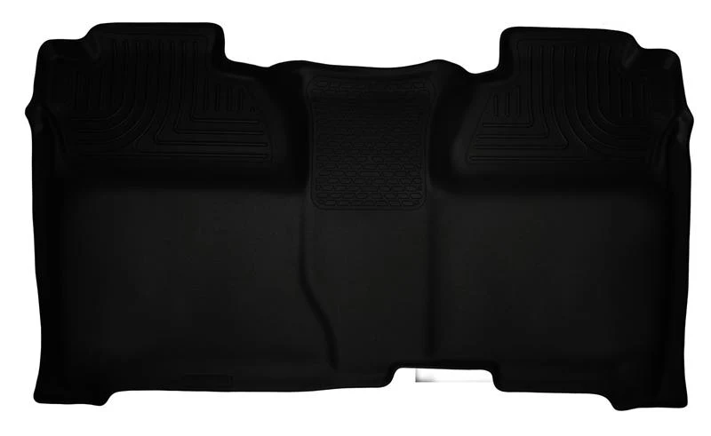 Husky Liners 14 Chevrolet Silverado 1500/GMC Sierra 1500 WeatherBeater Black 2nd Seat Floor Liners - Image 2