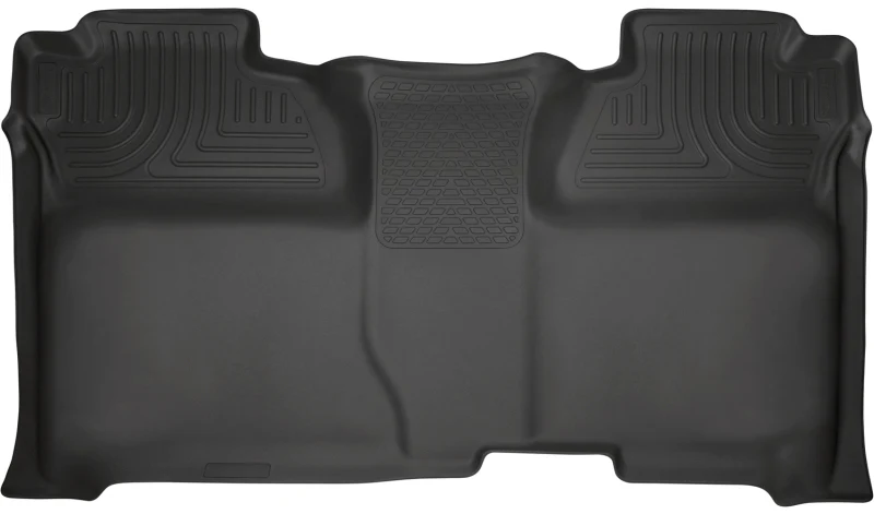 Husky Liners 14 Chevrolet Silverado 1500/GMC Sierra 1500 WeatherBeater Black 2nd Seat Floor Liners - Image 3