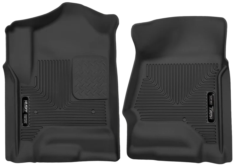 Husky Liners 14 Chevrolet Silverado 1500 / GMC Sierra 1500 X-Act Contour Black Front Floor Liners - Image 4