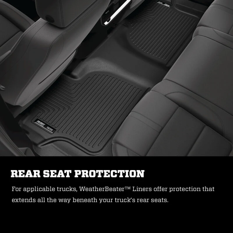 Husky Liners 14 Chevrolet Silverado/GMC Sierra WeatherBeater Tan Front & 2nd Seat Floor Liners - Image 10