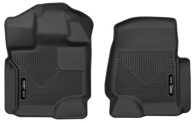 Husky Liners 15-23 Ford F-150 Super/Super Crew Cab WeatherBeater Black Front Floor Liners - Image 3