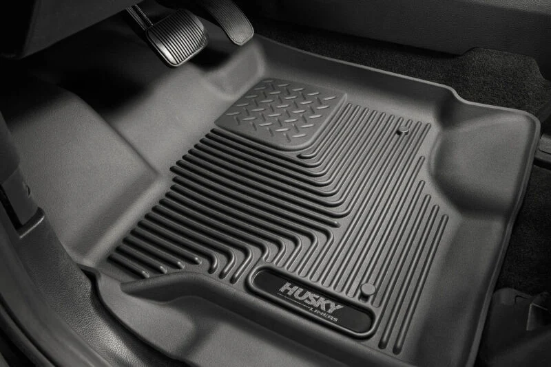 Husky Liners 15-23 Ford F-150 Super/Super Crew Cab WeatherBeater Black Front Floor Liners - Image 4