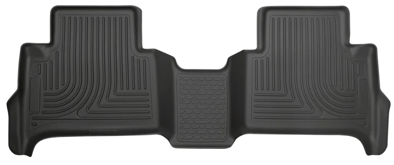 Husky Liners 15 Chevrolet Colorado Crew Cab WeatherBeater Black 2nd Seat Floor Liners - Image 4