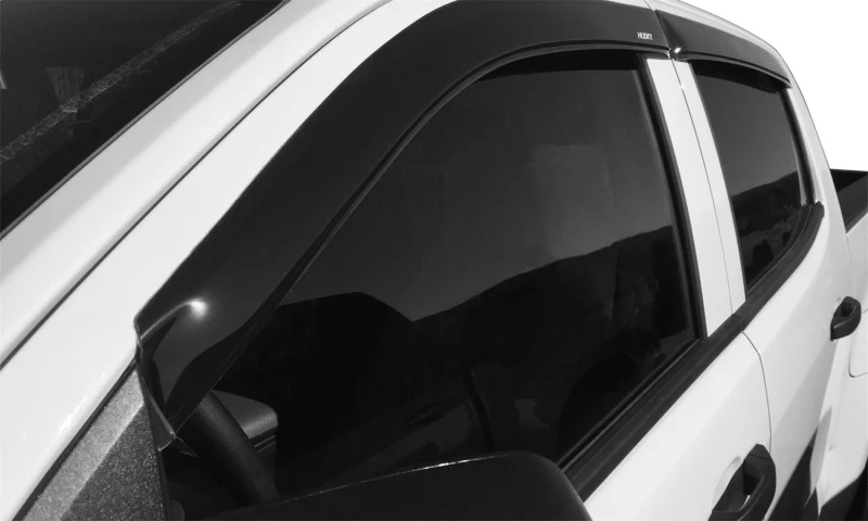 Husky Liners 16-23 Toyota Tacoma DC In-Channel Mount Ventvisor Low Profile (4pc) - Smoke - Image 3