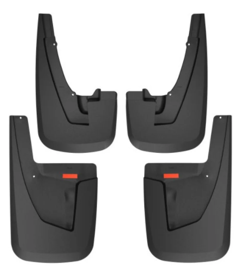 Husky Liners 19-22 RAM 2500/3500 w/o OEM Fender Flares Custom Front & Rear Mud Guard Set - Black - Image 4