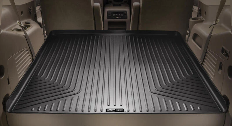 Husky Liners 19-24 Jeep Wrangler JLU WeatherBeater Black Rear Cargo Liner - Image 3