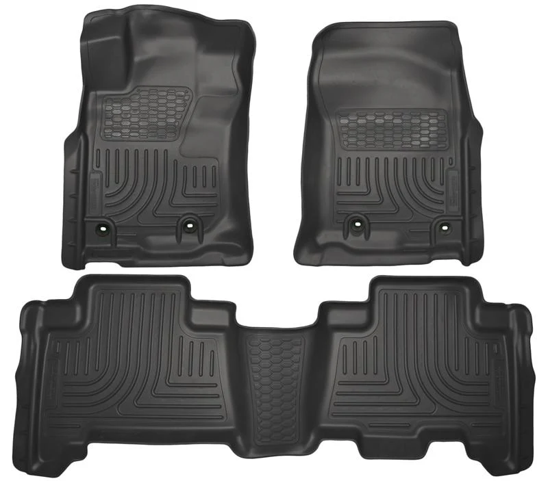 Husky Liners 2013 Toyota 4Runner WeatherBeater Black Front & 2nd Seat Floor Liners - Image 4
