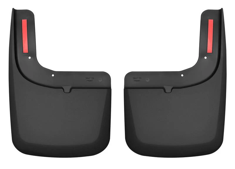 Husky Liners 2017 Ford F-250 / F-350 Super Duty Black Front Mud Guards (w/Flares)