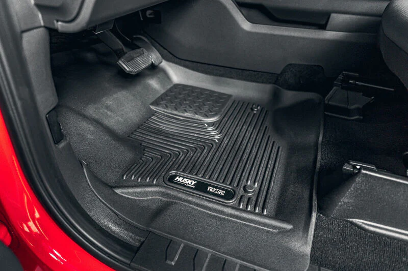 Husky Liners 2017 Ford F-250 Super Duty Crew Cab X-Act Contour Black Front & Rear Floor Liners - Image 2