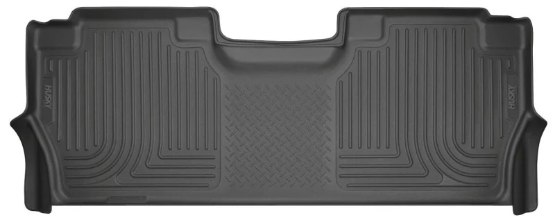 Husky Liners 21-23 Ford F-150 CC SC / 2017 Ford SD CC WeatherBeater Rear Floor Liners - Black - Image 2