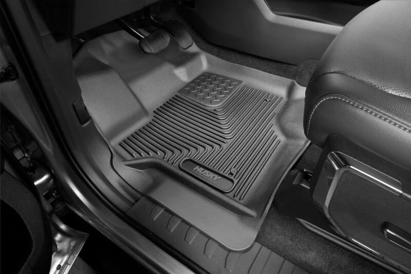 Husky Liners 21-23 Ford F-150 CC SC X-Act Contour Front & Second Row Seat Floor Liners - Black - Image 3