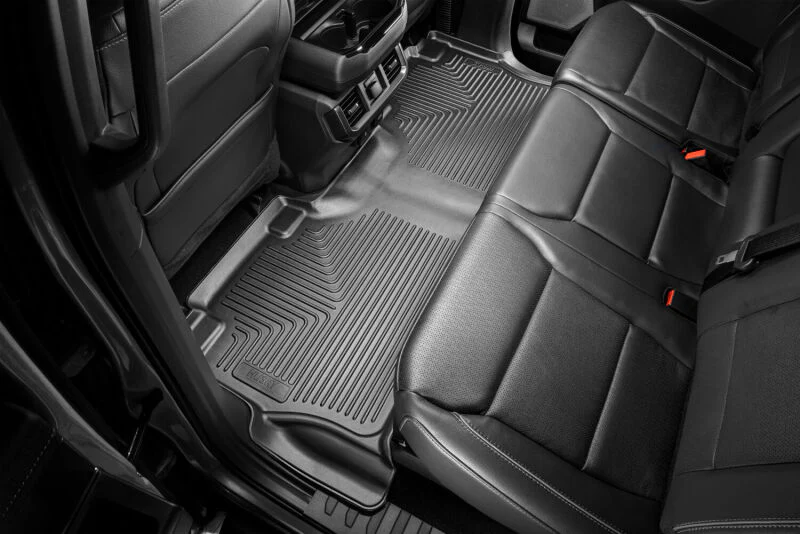 Husky Liners 21-23 Ford F-150 CC SC X-Act Contour Front & Second Row Seat Floor Liners - Black - Image 4