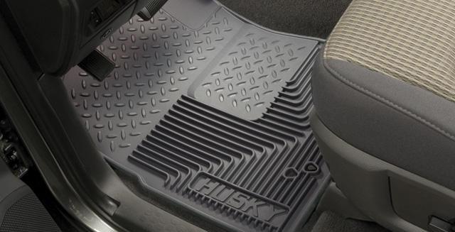 Husky Liners 94-01 Dodge Ram 1500/2500/3500/80-96 Ford Bronco Heavy Duty Black Front Floor Mats - Image 3