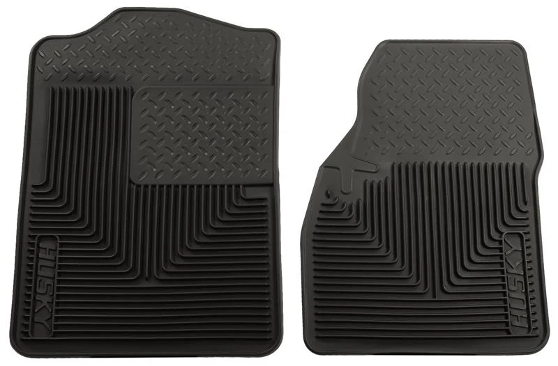 Husky Liners 94-01 Dodge Ram 1500/2500/3500/80-96 Ford Bronco Heavy Duty Black Front Floor Mats - Image 4