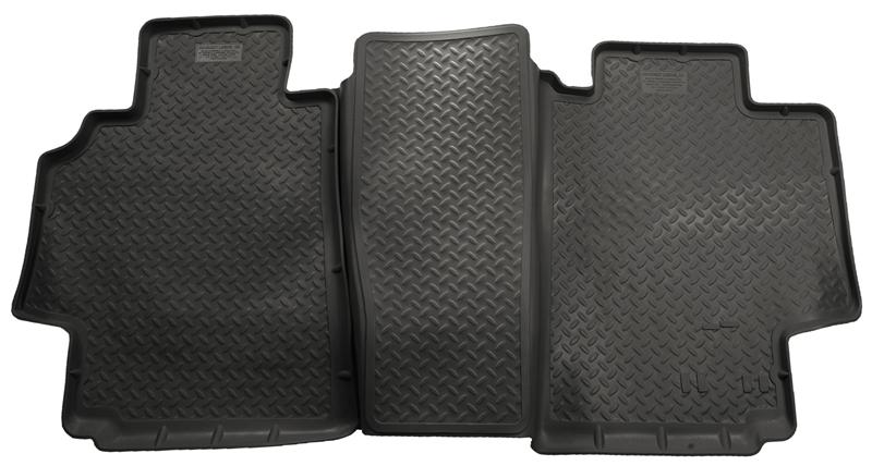 Husky Liners 98-01 Dodge Ram 1500/2500/3500 Quad Cab Classic Style 2nd Row Black Floor Liners - Image 5