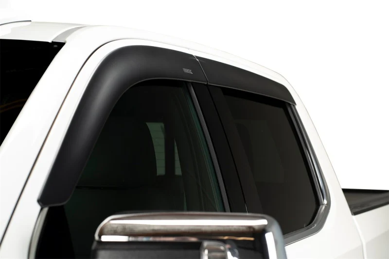 Husky Liners 99-16 Ford F-250/350/450/550 SuperCrew Ventvisor Low Profile 4pc - Matte Black - Image 4