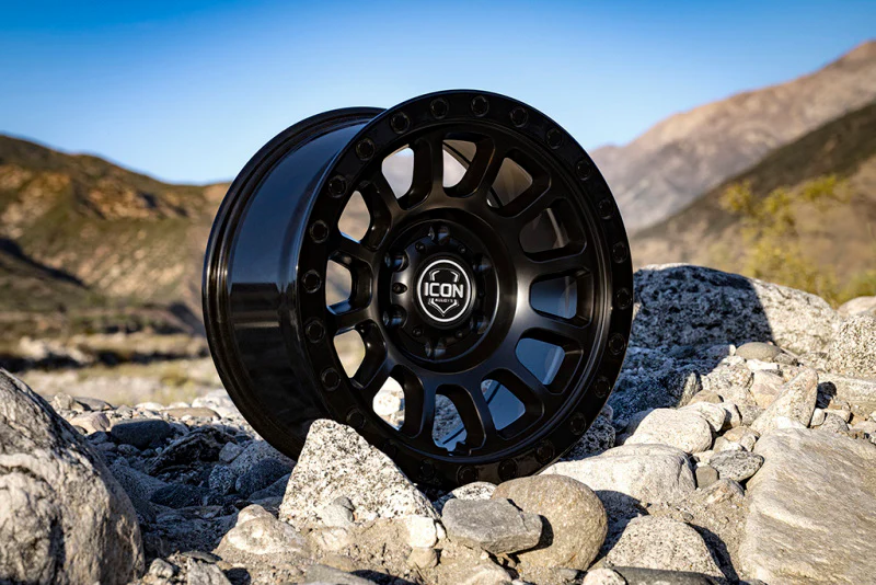 ICON Hulse 18x9 6x5.5 25mm Offset 6in BS Double Black - Image 2