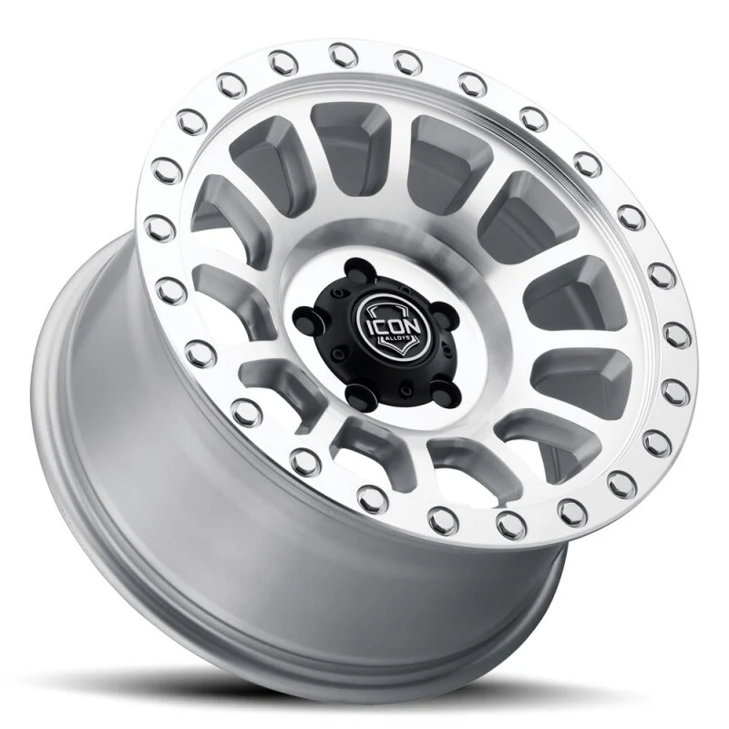 ICON Hulse 18x9 8x180 12mm Offset 5.5in BS Silver Machined - Image 3