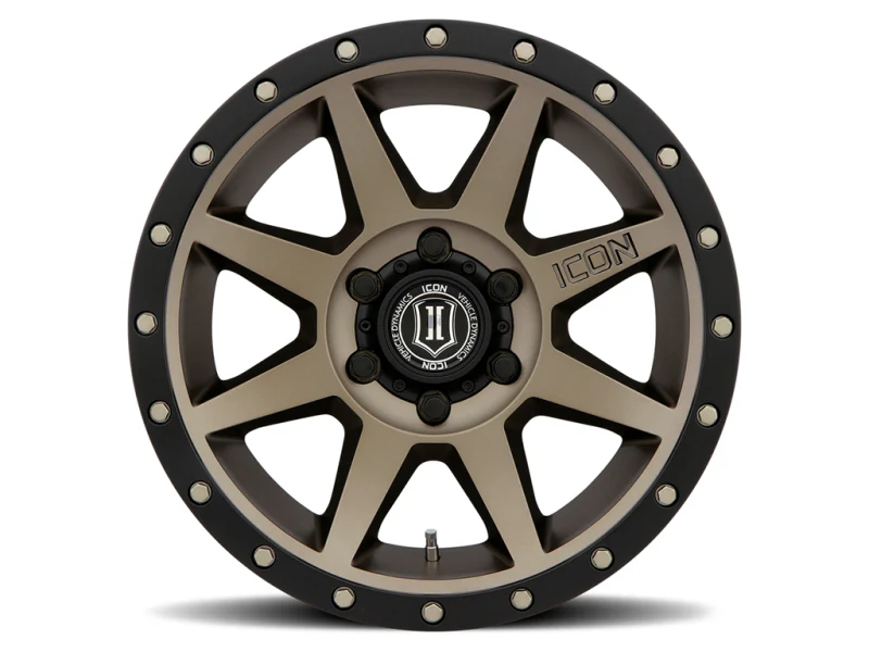 ICON Rebound 18x9 6x5.5 0mm Offset 5in BS 106.1mm Bore Bronze Wheel - Image 4
