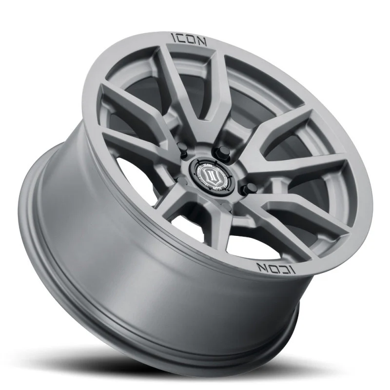 ICON Vector 5 17x8.5 5x150 25mm Offset 5.75in BS 110.1mm Bore Titanium Wheel - Image 3