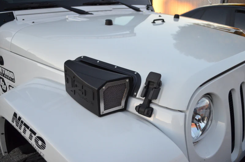 Injen 07-18 Jeep Wrangler (JK) 3.6L V6 Ram Air Scoop for Evolution Intake - Image 6