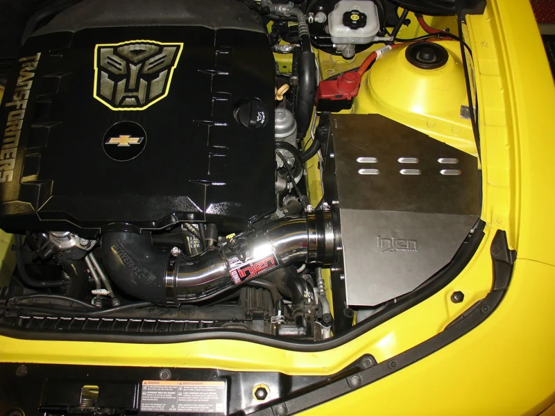 Injen 10 Camaro 3.6L V6 Wrinkle Black Power-Flow Short Ram Air Intake System - Image 6