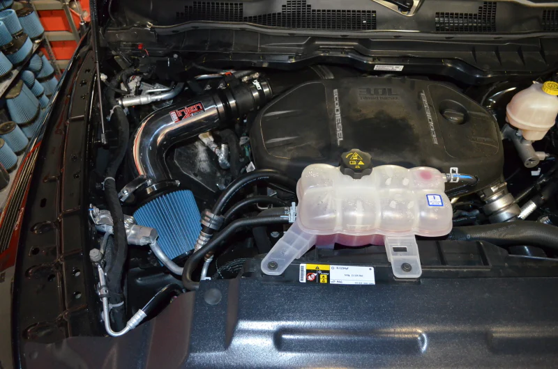 Injen 14-18 Dodge Ram 3.0L V6 Polished Power-Flow Short Ram Intake - Image 5