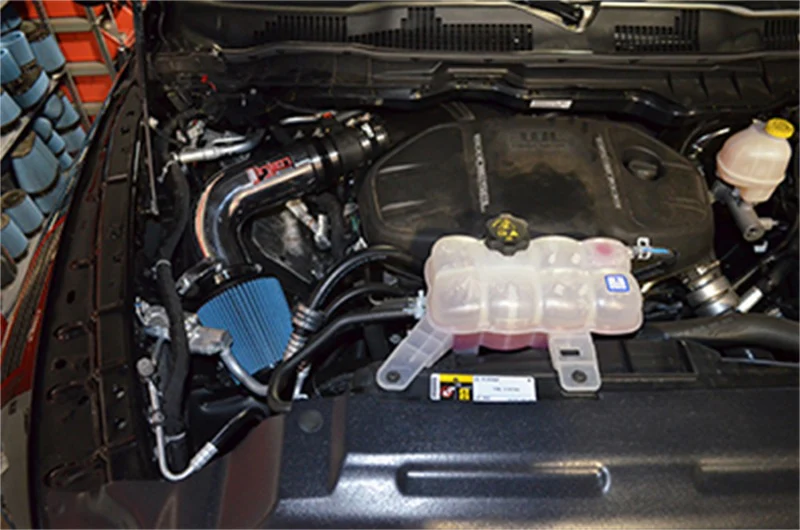 Injen 14-18 Dodge Ram 3.0L V6 Polished Power-Flow Short Ram Intake - Image 6