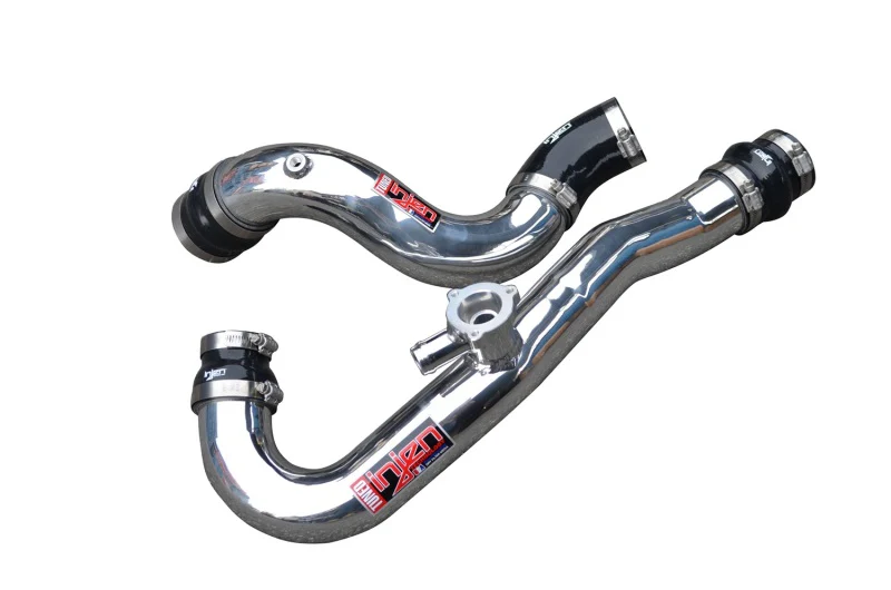 Injen 15-19 Ford Mustang 2.3L EcoBoost Aluminum Intercooler Piping Kit - Wrinkle Red - Image 2