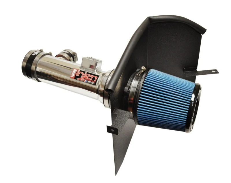 Injen 16-19 Nissan Titan 5.6L Polished Power-Flow Air Intake System - Image 2