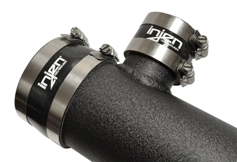 Injen 16-19 Nissan Titan 5.6L Wrinkle Black Power-Flow Air Intake System - Image 5