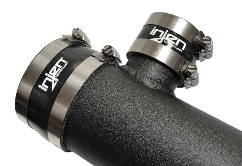 Injen 16-19 Nissan Titan 5.6L Wrinkle Black Power-Flow Air Intake System - Image 7
