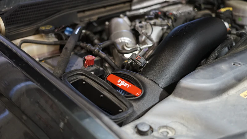 Injen 17-19 Chevy Silverado 2500/3500 Duramax L5P 6.6L Evolution Cold Air Intake (Oiled Filter) - Image 8