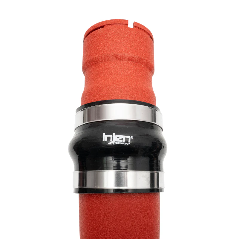 Injen 17-22 Ford F250/F/350/F-450/F-550 V8-6.7L Turbo Diesel Wrinkle Red Intercooler Piping Kit - Image 3