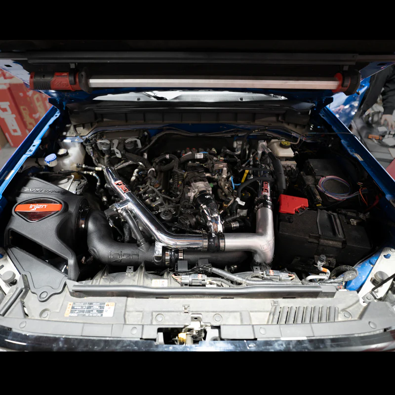 Injen 2021-2022 Ford Bronco V6-2.7L Twin Turbo Evolution Intake (Oiled) - Image 4