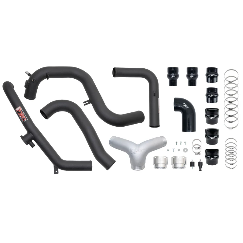 Injen 21-23 Ford Bronco 2.7L V6 (TT) EcoBoost SES Intercooler Pipes - Wrinkle Black - Image 7