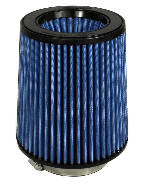 Injen Nanofiber Dry Air Filter - 4in Flange Dia / 6 1/2in Base / 7in Tall / 5 3/8in Top - Image 4