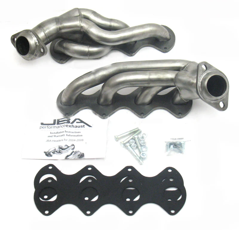 JBA 04-10 Ford F-Series 5.4L 3V 1-5/8in Primary Raw 409SS Cat4Ward Header - Image 2
