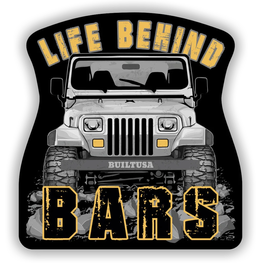 Jeep® Behind Bars 1990's Decal