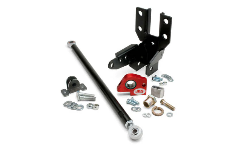 JKS Manufacturing 2007+ Jeep Wrangler JK Front Track Bar-Sector Shaft Reinforcement System - Image 2